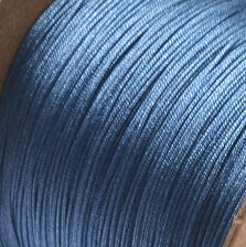Buy braided nylon cord - 0.5mm- steel blue - (sold by 4m)