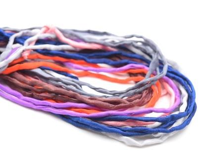 Silk cord Handmade PURPLE 2mm (1m)