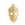 Beads wholesaler  - Medal Charm Pendant Skull Stainless Steel GOLD 18x10.4x1mm (1)