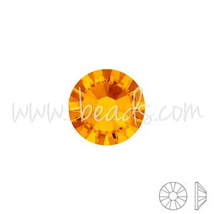 Swarovski 2088 flat back rhinestones topaz ss12-3.1mm (80)
