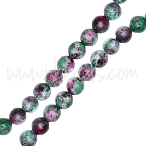 China ruby zoisite round beads 6mm (1)