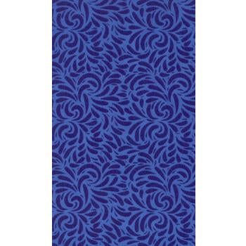 Ultra suede leaf pattern jazz blue 10x21.5cm (1)