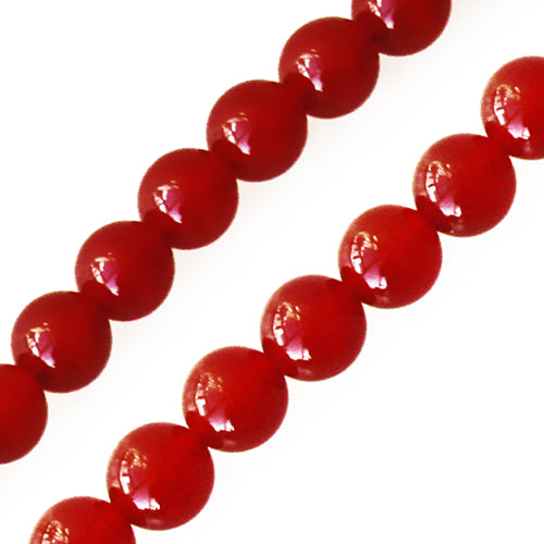 10mm Jacinth Fire Agate Round Loose Beads – 15.5 Inch Strand, Yuteng YJ307TZ