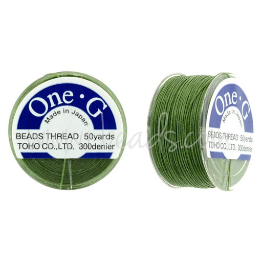 Buy Toho One-G bead thread Green 50 yards/45m (1)
