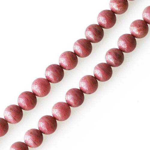 Rose jasper round beads 4mm strand