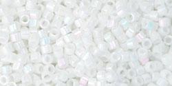 cc401 - Toho Treasure beads 11/0 opaque rainbow white (5g)