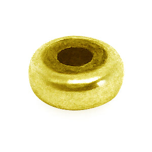 Pukalet bead metal brass strand 3x2mm (1)