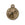 Beads wholesaler  - Charm pendant frame for Swarovski 1122 Rivoli 12mm brass (1)