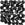 Beads Retail sales Czech fire-polished beads jet 6mm (50)