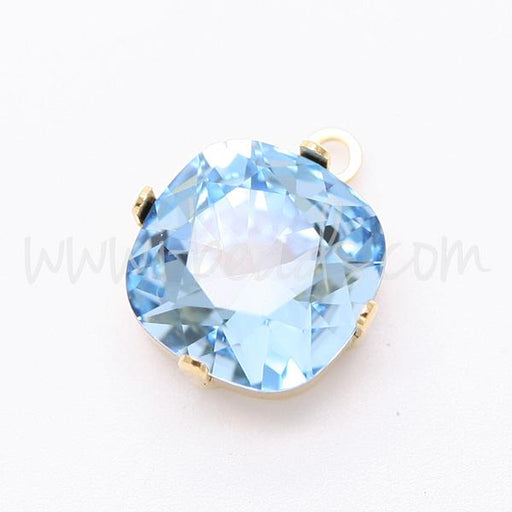 Pendant setting for Swarovski 4470 12mm gold plated (1)