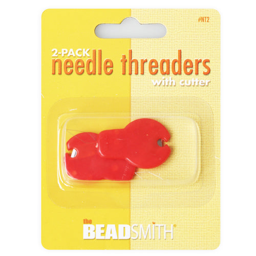 The BeadSmith Needle Threader with Thread Cutter