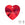Beads wholesaler  - swarovski heart pendant light siam 10mm (2)