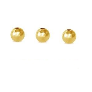 Buy Round bead metal gold filled 14k- 3mm (10)