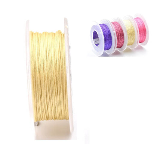 Polyester thin Cord 0.5mm Beige CHAMPAGNE (3m)