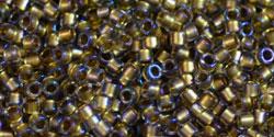 Buy cc262 - Toho Treasure beads 11/0 inside colour crystal/gold lined (5g)