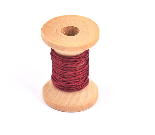 Satin cord burgundy 0.7mm, 5m (1)