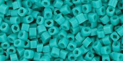 cc55 - Toho cube beads 1.5mm opaque turquoise (10g)