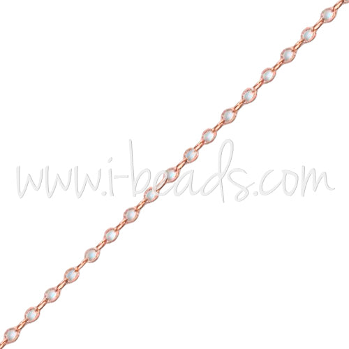 Round chain rose gold filled 1.5x1mm (10cm)
