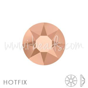 Swarovski 2078 hot fix flat back rhinestones crystal rose gold SS20-4.7mm (60)