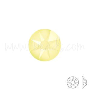 Swarovski 2088 flat back rhinestones crystal powder yellow ss12-3.1mm (80)