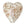 Beads wholesaler  - Murano bead heart gold and silver 20mm (1)