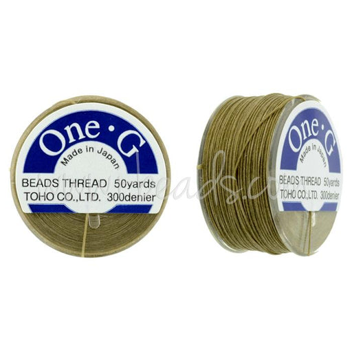 Toho One-G bead thread Sand Ash 50 yards/45m (1)