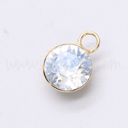 Pendant setting cupped for Swarovski 1088 SS39 gold plated (1)