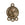 Beads wholesaler  - Link frame for Swarovski 1122 Rivoli 12mm brass (1)