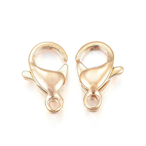 Stainless Steel Lobster Claw Clasps-gold color-9mm (2)