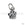 Beads Retail sales Sterling silver charm paw print 9x11mm (1)