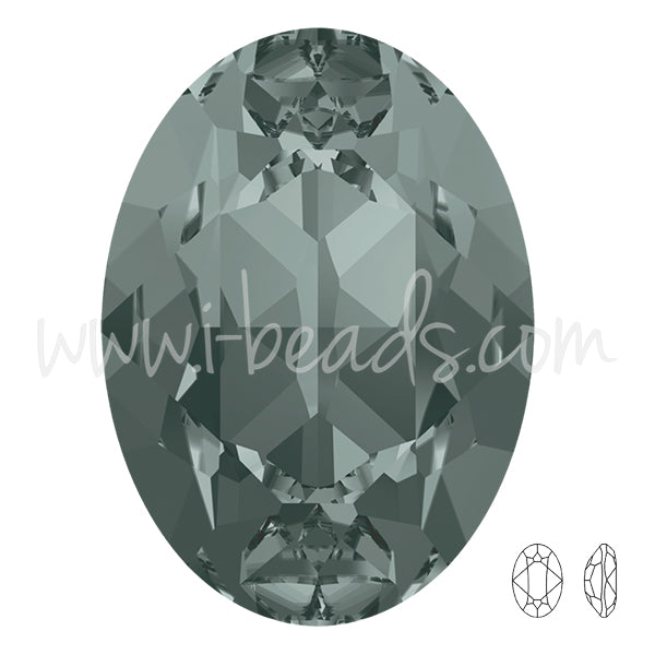 Swarovski 4120 oval fancy stone black diamond 18x13mm (1)
