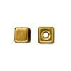 Buy Cube bead metal gold plated 4.5mm (4)