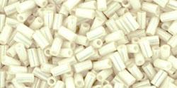 cc122 - Toho bugle beads 3mm opaque lustered navajo white (10g)