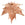 Beads Retail sales Real sugar maple leaf pendant rose gold 24K 50mm (1)