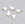 Beads wholesaler  - Bead natural white shell cross 11x8mm, hole 0.8mm (5)