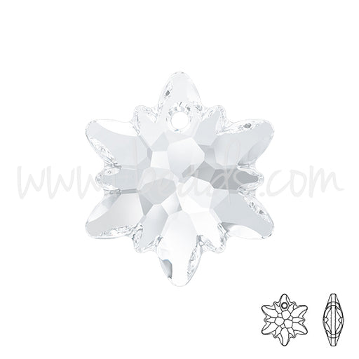 Swarovski 6748 Edelweiss pendant crystal 18mm (1)
