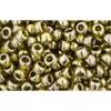 cc457 - Toho beads 8/0 gold lustered green tea (10g)