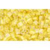 cc192 - Toho triangle beads 2.2mm crystal yellow lined (10g)