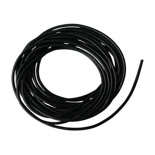 Leather cord black 2mm (3m)