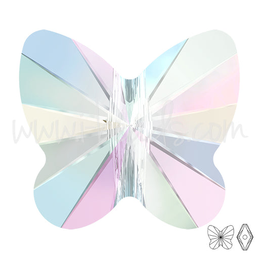 Buy Swarovski butterfly bead crystal ab 10mm (2)