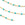 Beads Retail sales Stainless Steel fine Chain, Golden with turquoise enamel , 2x1.5x0.5mm (50cm)
