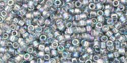 cc176 - Toho Treasure beads 11/0 Trans Rainbow Black Diamond (5g)