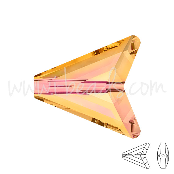 Swarovski 5748 Arrow bead crystal astral pink 16mm (1)