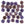 Beads wholesaler  - Honeycomb beads 6mm tanzanite semi bronze luster (30)