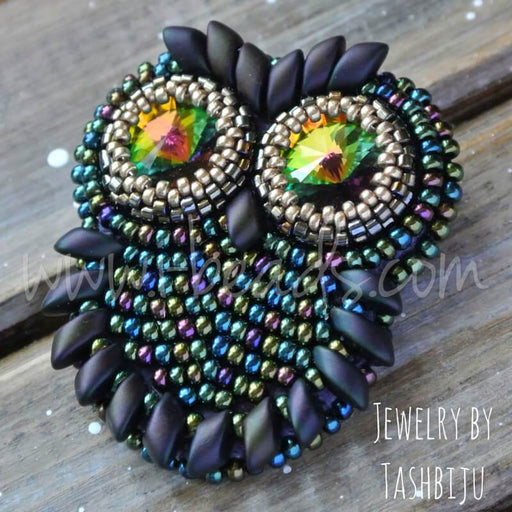 DIY Owl brooch by Tashbiju