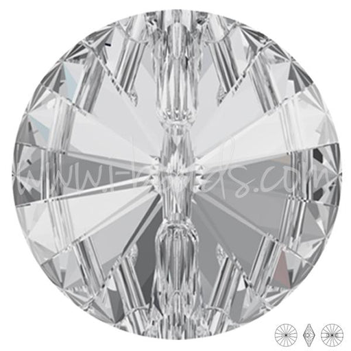 3015 Swarovski round button crystal foiled23mm (1)