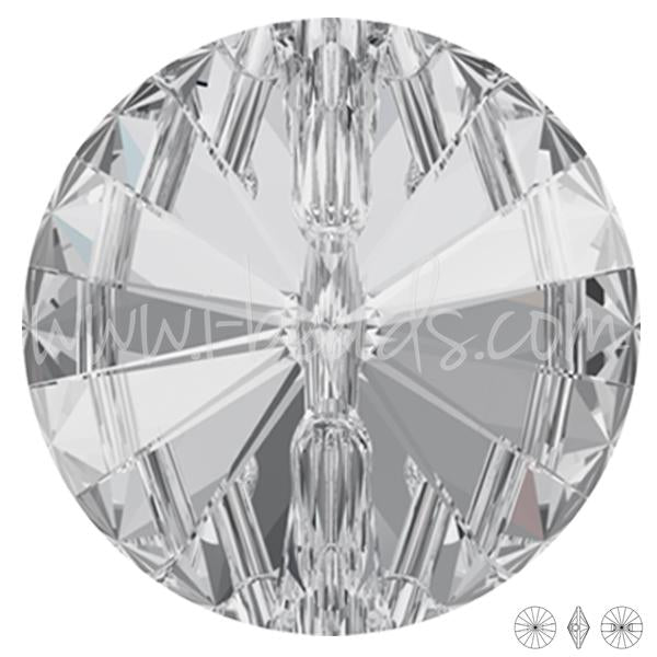 3015 Swarovski round button crystal foiled23mm (1)
