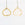 Beads wholesaler  - Milky white glass with gold setting 15mm (1)