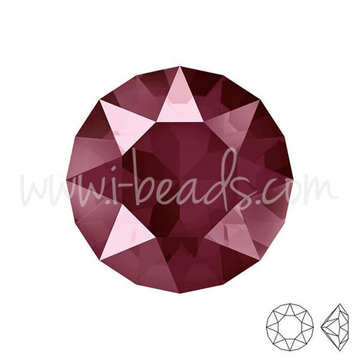 Buy Swarovski 1088 xirius chaton crystal dark red 8mm-SS39 (3)