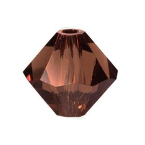 Buy 5328 Swarovski xilion bicone smoked topaz 6mm (10)